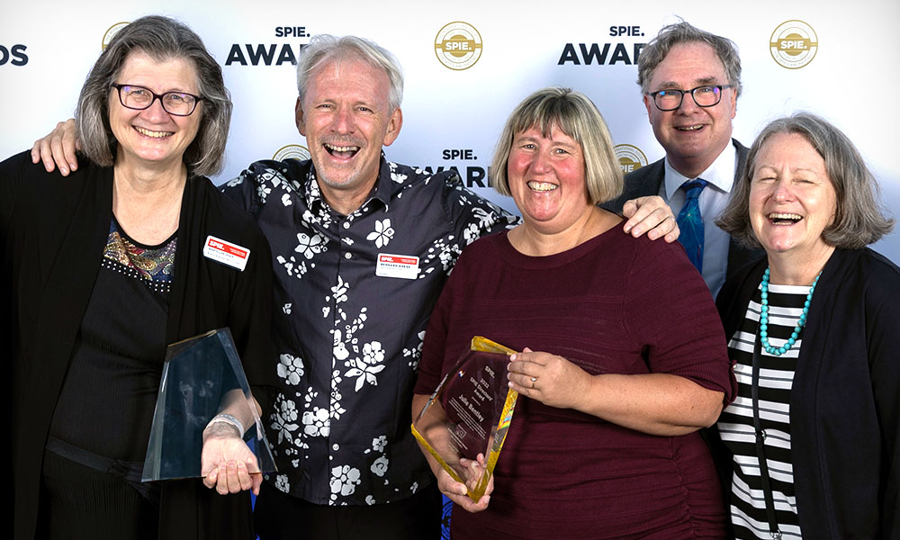 A happy group of SPIE Members at the annual Awards banquet