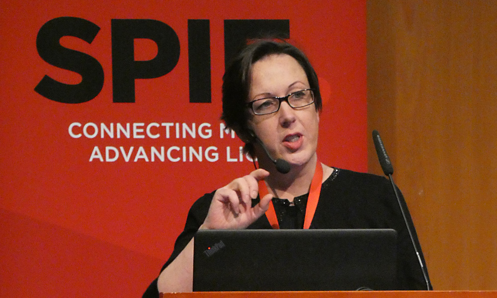 Speaker presenting at SPIE Optics + Optoelectronics