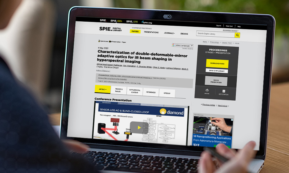 SPIE Optical Systems Design attendees can access the proceedings volume via the SPIE Digital Library