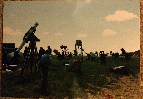 Old photograph from the Table Mountain Star Party