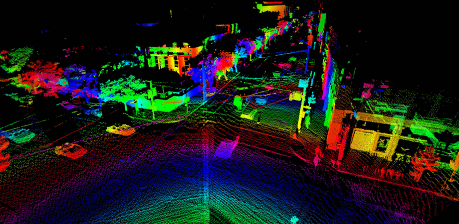 AEye's lidar point cloud output