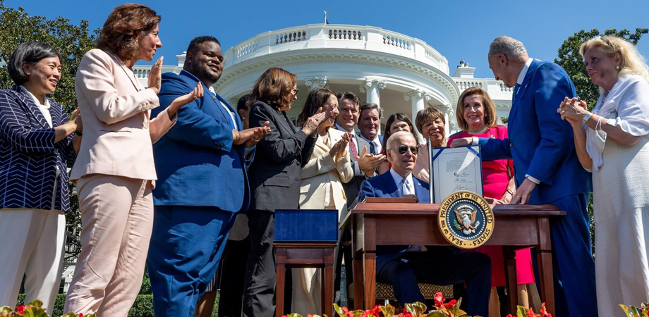 US President Joe Biden signs historic CHIPS and Science Act