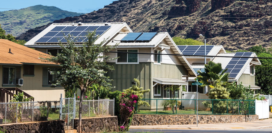 Kaupuni Village, an affordable housing, net-zero community in Hawaii