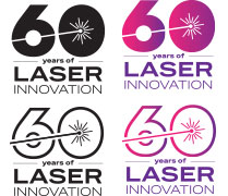 Laser 60th Anniversary Logos, Room Slide, Room Banner